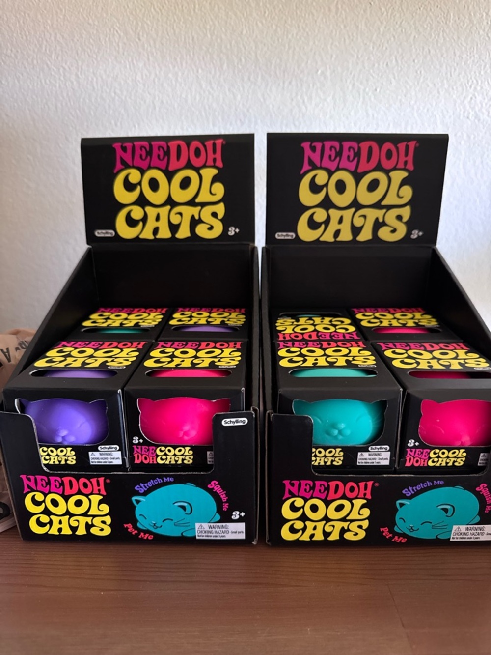 Needoh Cool Cats Squishy Stretch Toy